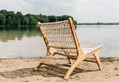 Wooden Macrame Chair